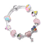 Romantic Envelope Of Love & Rainbow & Ice cream Charm Bead Pendant