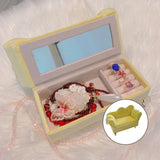 Romantic European Style Jewelry Box Organizer Display Storage Case Furniture