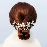 Romantic Flowers Hair Band Bride Wedding Headpeice