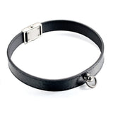 Romantic Glossy Scales Leather Choker Necklace 41CM