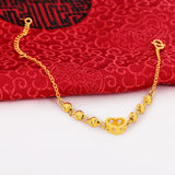Romantic Heart 18K Bracelet Wedding Engagement Jewelry