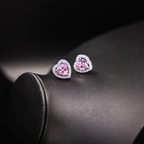 Romantic Heart 925 Silver Bridal Jewelry Set