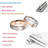 Matching Alliance Marriage Wedding Rings for Couple