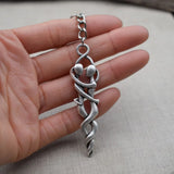 Romantic Embrace Keychain Lovers Hug Pendant Jewelry Gift