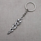 Romantic Embrace Keychain Lovers Hug Pendant Jewelry Gift