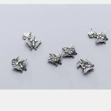 Romantic Matte Hollow Out Butterfly Charms 925 Silver Hook