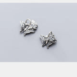 Romantic Matte Hollow Out Butterfly Charms 925 Silver Hook