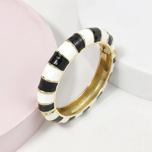Multicolor Oil-spot Glaze Cuff Bracelets For Women