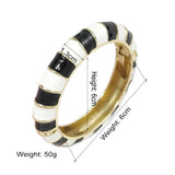 Multicolor Oil-spot Glaze Cuff Bracelets For Women