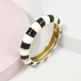 Multicolor Oil-spot Glaze Cuff Bracelets For Women