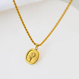 Romantic Stainless Steel Flower Pendant Necklace for Women