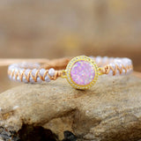 Romantic Opal Bracelet for Women Natural Crystal Beads Bracelets Gorgeous Bijoux