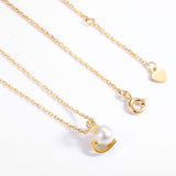 Heart Shape Necklace Set with Pearl 925 Sterling Silver Jewelry