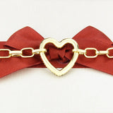 Rhinestone Heart Bracelet for Women
