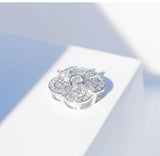 Romantic Silver Plate Zircon Pendant Necklace for Women