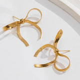 Romantic Zircon Snake Chain Tassel Earrings