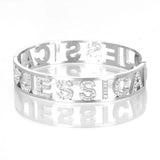 Romantic Stainless Steel Heart Bracelet Bangle For Women