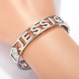 Romantic Stainless Steel Heart Bracelet Bangle For Women
