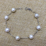 Romantic Starry Freshwater Pearl Bracelet 7mm