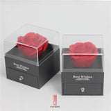 Eternal Flower Jewelry Box, Necklace Pendant Box