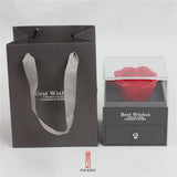 Eternal Flower Jewelry Box, Necklace Pendant Box