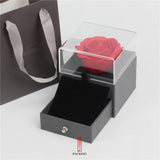 Eternal Flower Jewelry Box, Necklace Pendant Box