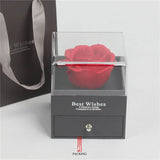 Eternal Flower Jewelry Box, Necklace Pendant Box