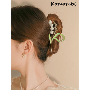 Romantic Lily of the Valley Hair Clips for Women