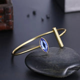 Romantic Women Crystals from Austria Bracelet 925 Sterling Silver Bangle