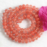 Cherry Crystal Watermelon Stone 5*8mm Abacus Loose Beads Jewelry Making B174