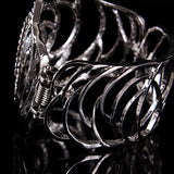 Rose Shape Crystal Bracelet for Women Wedding Jewelry