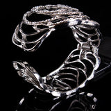 Rose Shape Crystal Bracelet for Women Wedding Jewelry