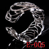 Rose Shape Crystal Bracelet for Women Wedding Jewelry