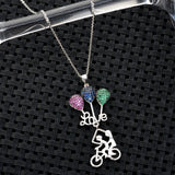 Romantic Love Zircon Pendant for Girls/Women D-010