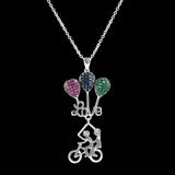 Romantic Love Zircon Pendant for Girls/Women D-010