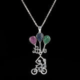 Romantic Love Zircon Pendant for Girls/Women D-010