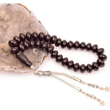 Georgian Oltu Stone Prayer Beads - Rondel Cut (6,5*10,5mm)