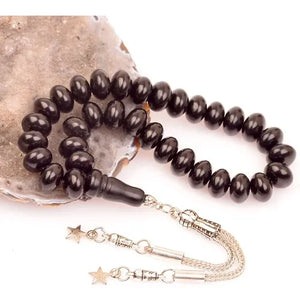 Georgian Oltu Stone Prayer Beads - Rondel Cut (6,5*10,5mm)
