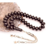 Georgian Oltu Stone Prayer Beads - Rondel Cut (6,5*10,5mm)