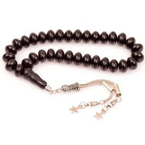 Georgian Oltu Stone Prayer Beads - Rondel Cut (6,5*10,5mm)