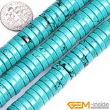 Turquoise Rondelle Spacer Beads Natural Stone DIY Jewelry Making Wholesale