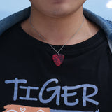 Eddie Munson Guitar Pick Pendants Necklace Geometric Stranger Things Choker