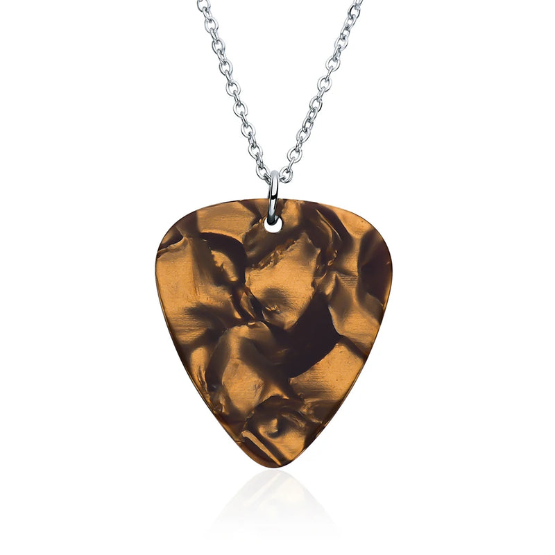 Eddie Munson Guitar Pick Pendants Necklace Geometric Stranger Things Choker