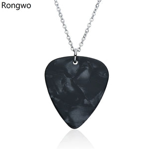 Eddie Munson Guitar Pick Pendants Necklace Geometric Stranger Things Choker