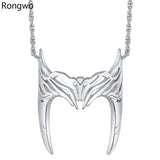 Personality Witch Helmet Pendant Necklace Movie Silver Plated Punk Cosplay