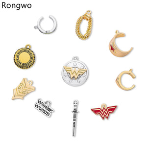 Strange Womon 10pcs Charm for Jewelry Enamel Pendant for DIY