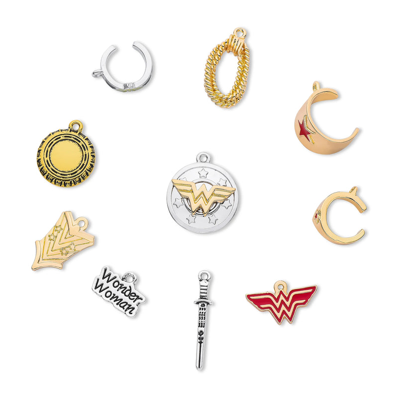 Strange Womon 10pcs Charm for Jewelry Enamel Pendant for DIY
