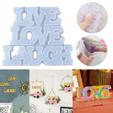 Live/Love/Laugh Character Resin Mold for DIY Crafts