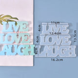 Live/Love/Laugh Character Resin Mold for DIY Crafts