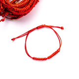Adjustable Red/Black Rope Bracelet DIY jewelry Make Chain Wholesal 40pcs